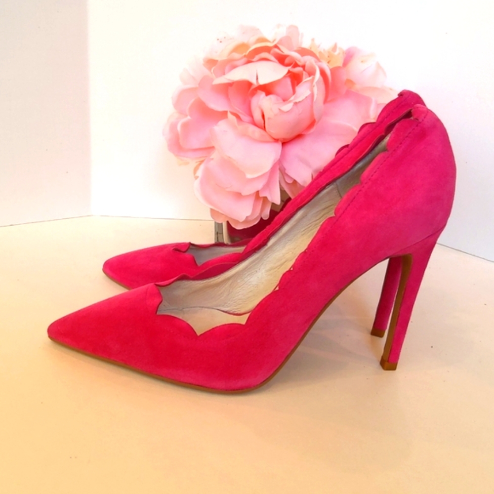 Jeffrey Campbell hot pink high heels pumps shoes - Picture 4 of 13